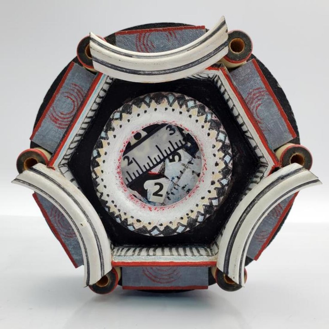 Harriet FeBland (20th/21st C.) Painted Wood Plaque (1 of 4)