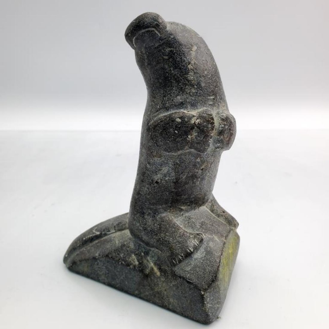 Vintage Inuit Carved Stone Figure of a Walrus (1 of 4)