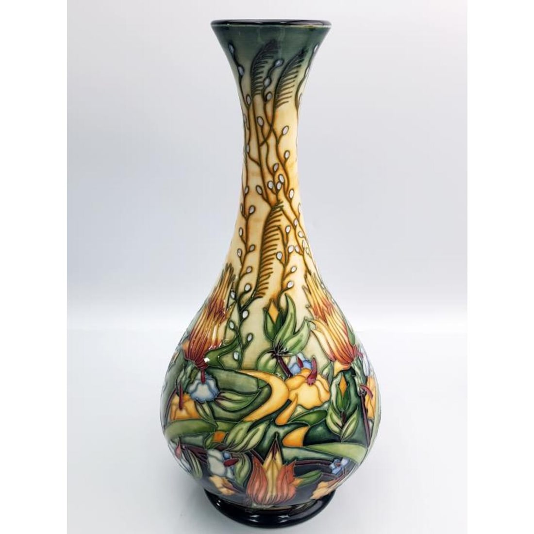 English Moorcroft Pottery "Prairie Summer" Vase (1 of 5)