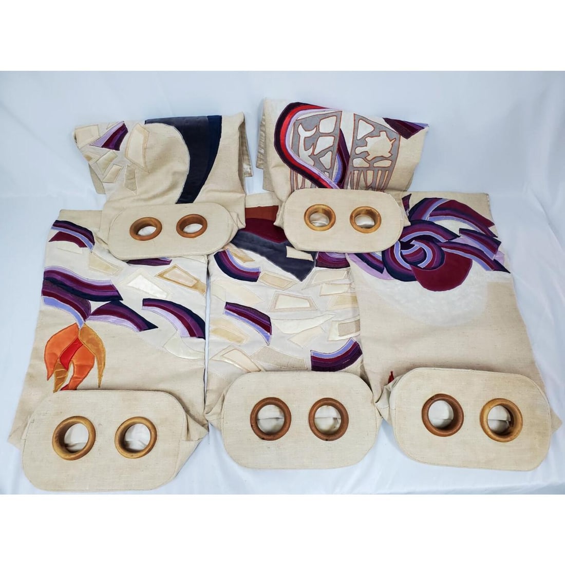 Judaica Lot of 5 Vintage Torah Covers (1 of 3)