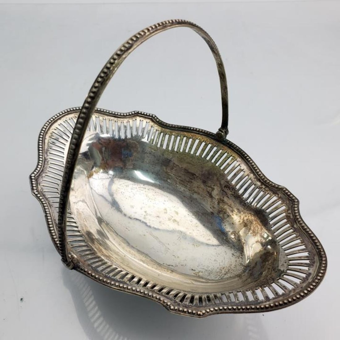 American Southern South Carolina Coin Silver Sweetmeat Basket 1810 (1 of 4)