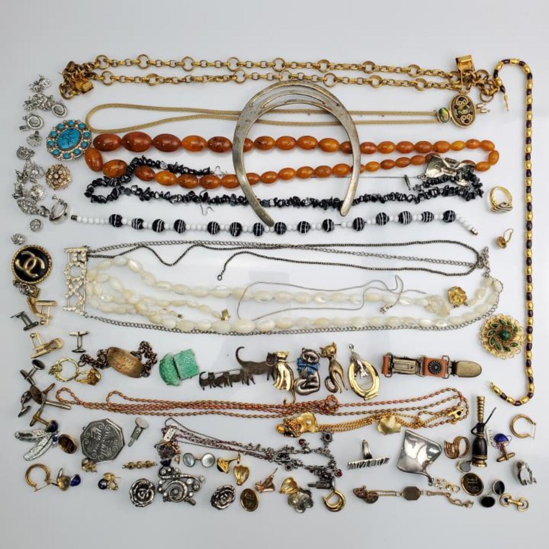 Lot of Costume Jewelry Including Silver Examples (1 of 5)