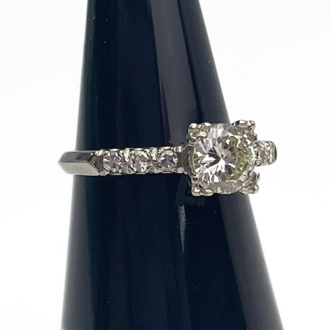 14K White Gold 1 CT Diamond Ring (1 of 6)