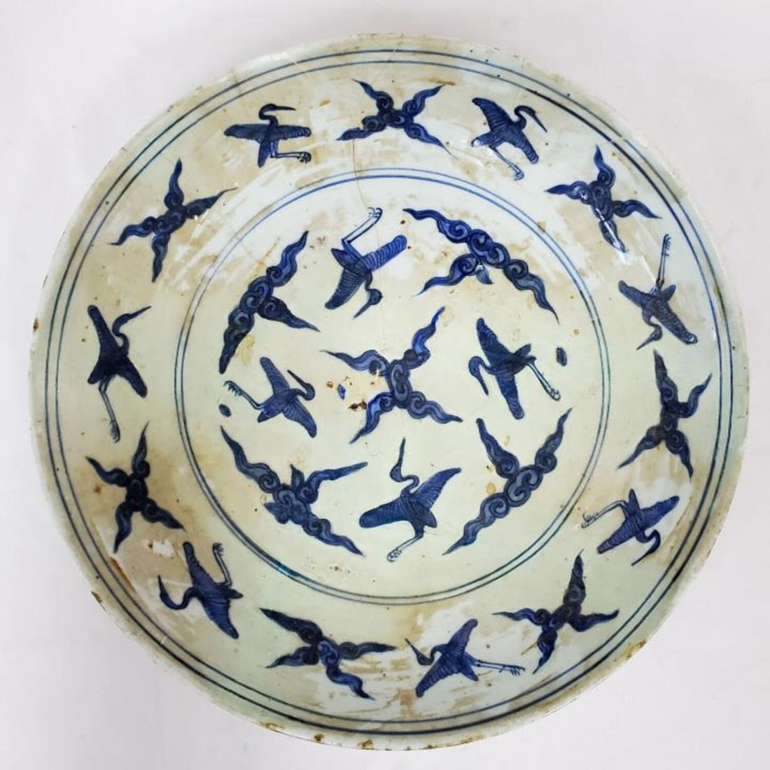 Very Old Antique Chinese Porcelain Signed Charger (1 of 7)