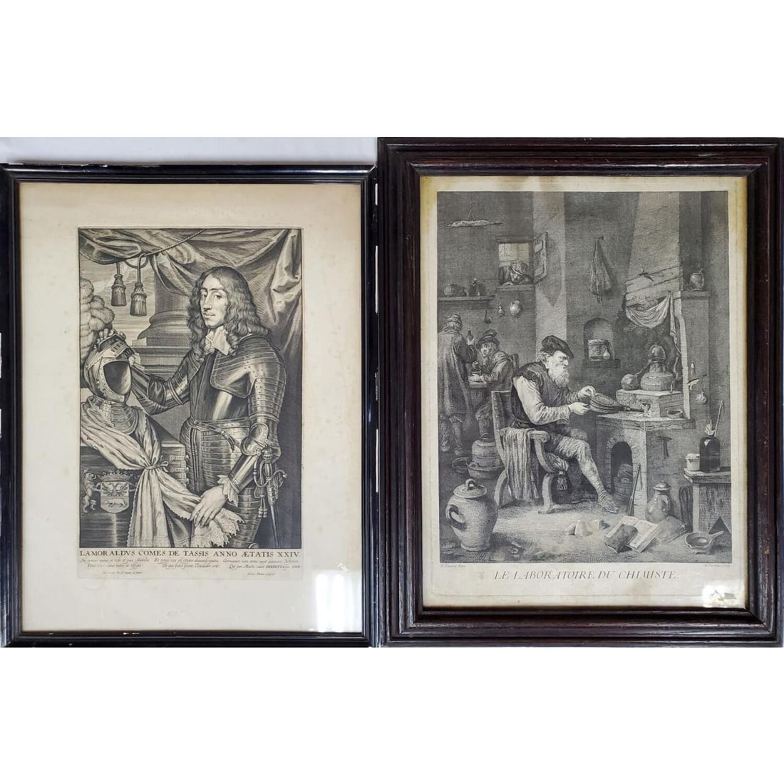 2 Antique Early 19th Century Belgian Engravings (1 of 5)