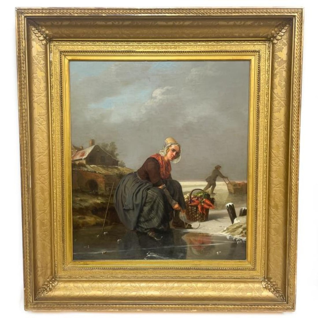 Jean Platteel, Belgium, (19th c.) Painting Oil on Board (1 of 5)