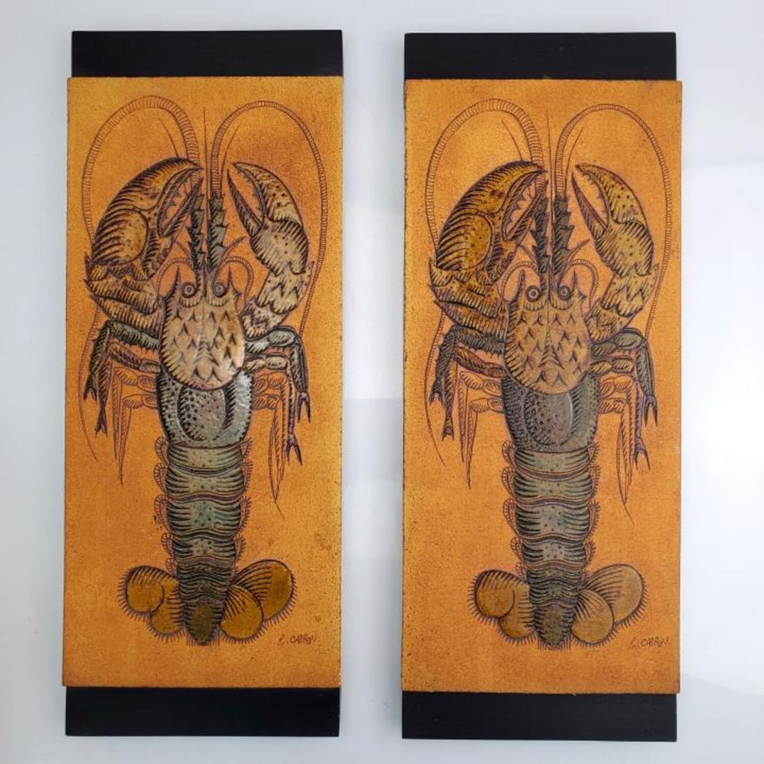 Roger Capron, French (1922-2006) Ceramic Tiles (1 of 7)