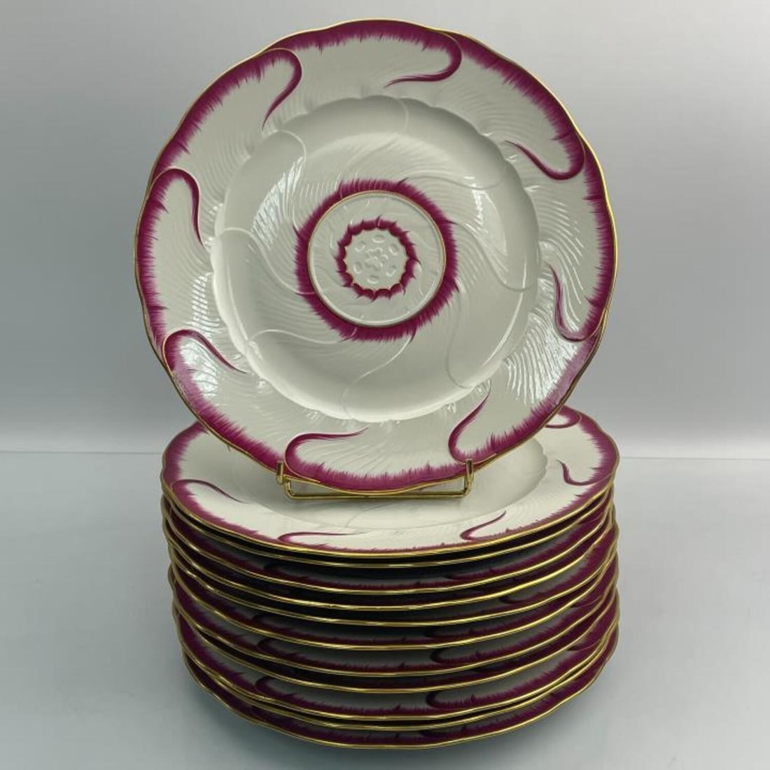12 Tiffany & Co. Robert Haviland Limoges Plates (1 of 7)