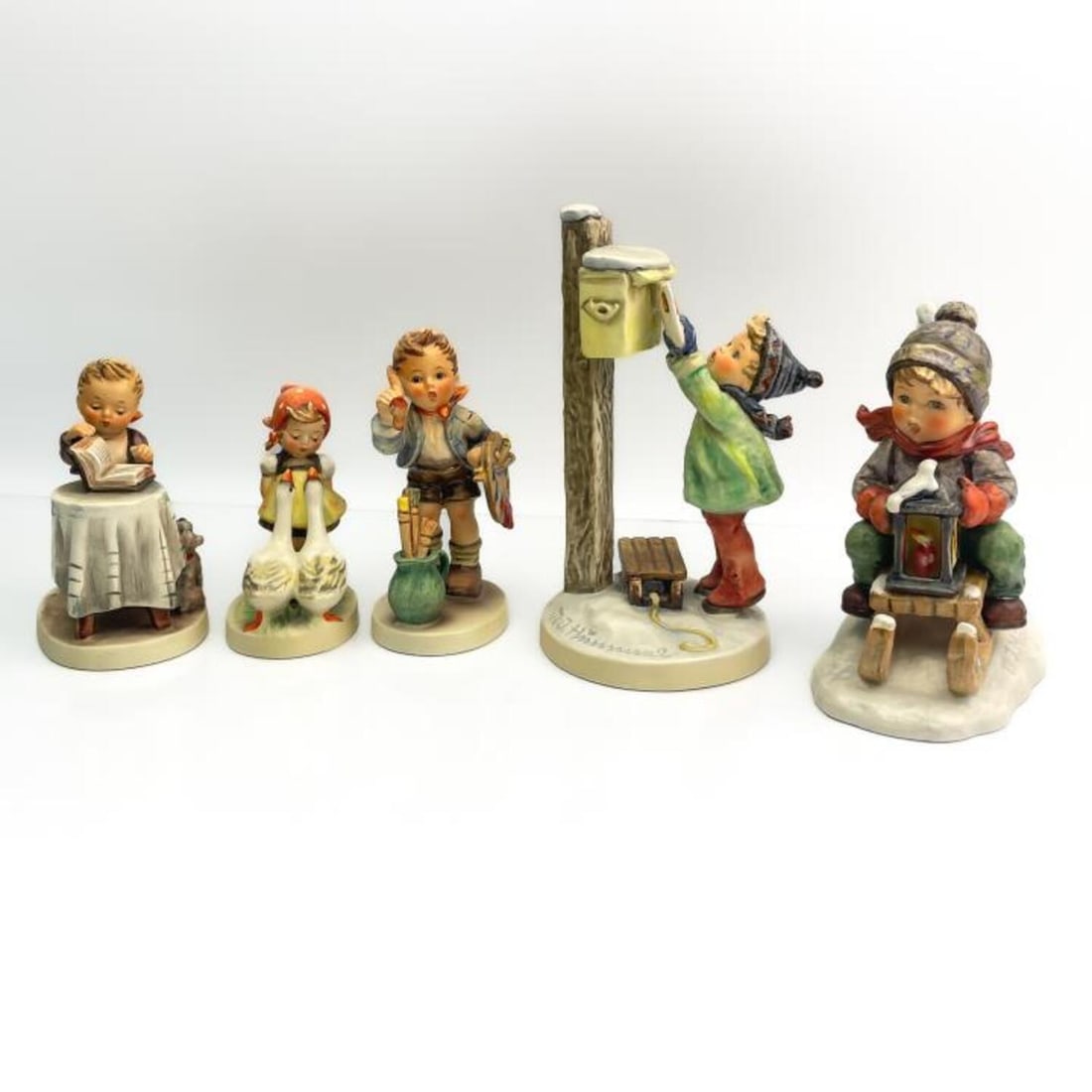Lot of 5 Hummel Goebel Vintage Porcelain Figures (1 of 20)