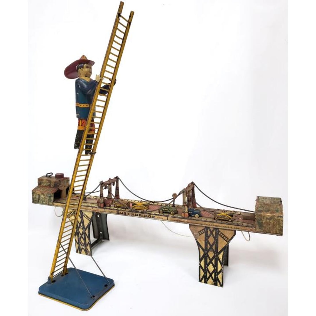 2 Very Old Wind Up Metal Toys. (1 of 8)