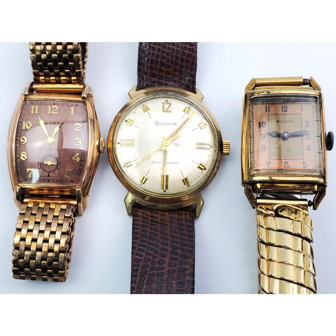 Lot of 3 Old Bulova Mechanical Watches (1 of 4)