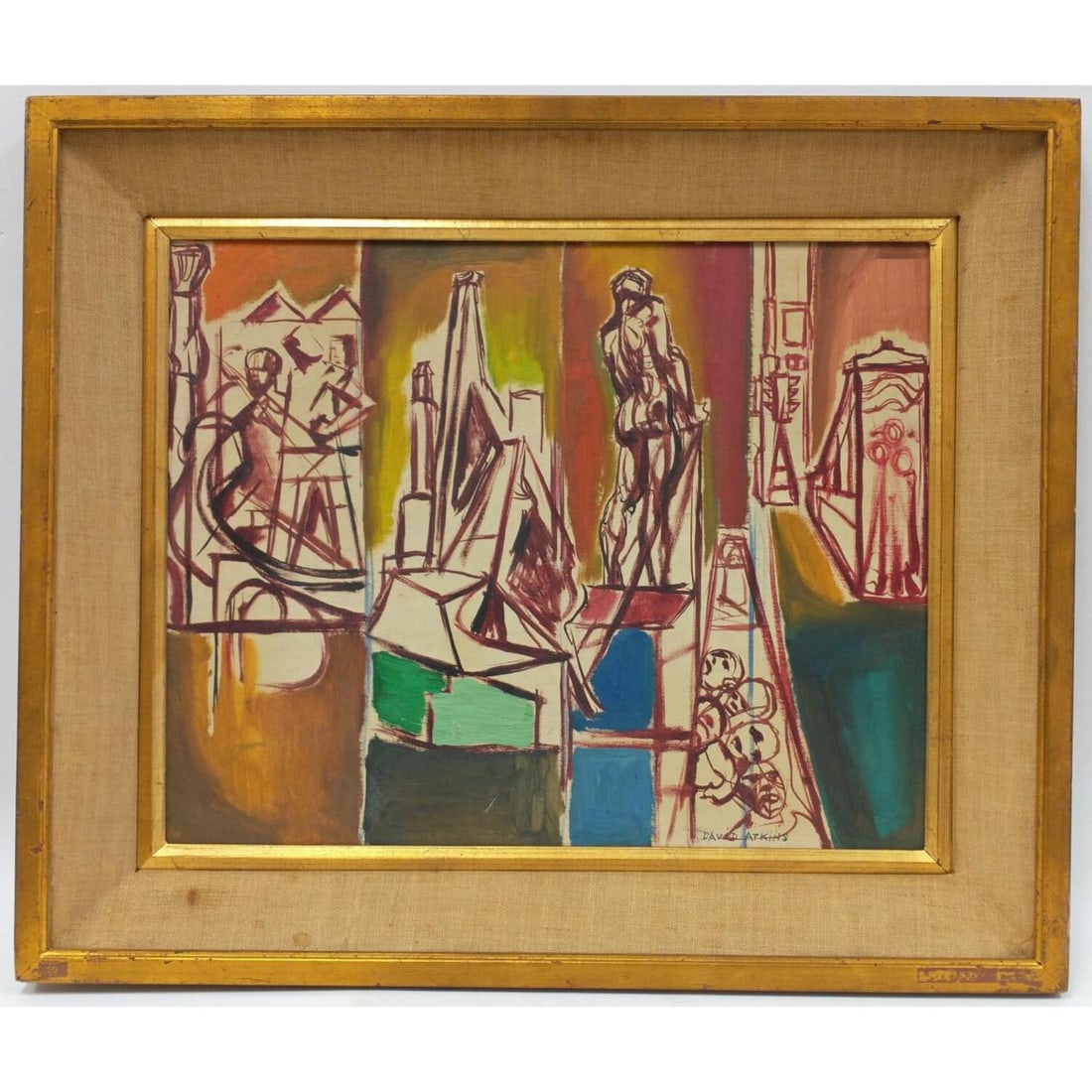 David Atkins, American (Mid 20th C), Oil Painting (1 of 6)
