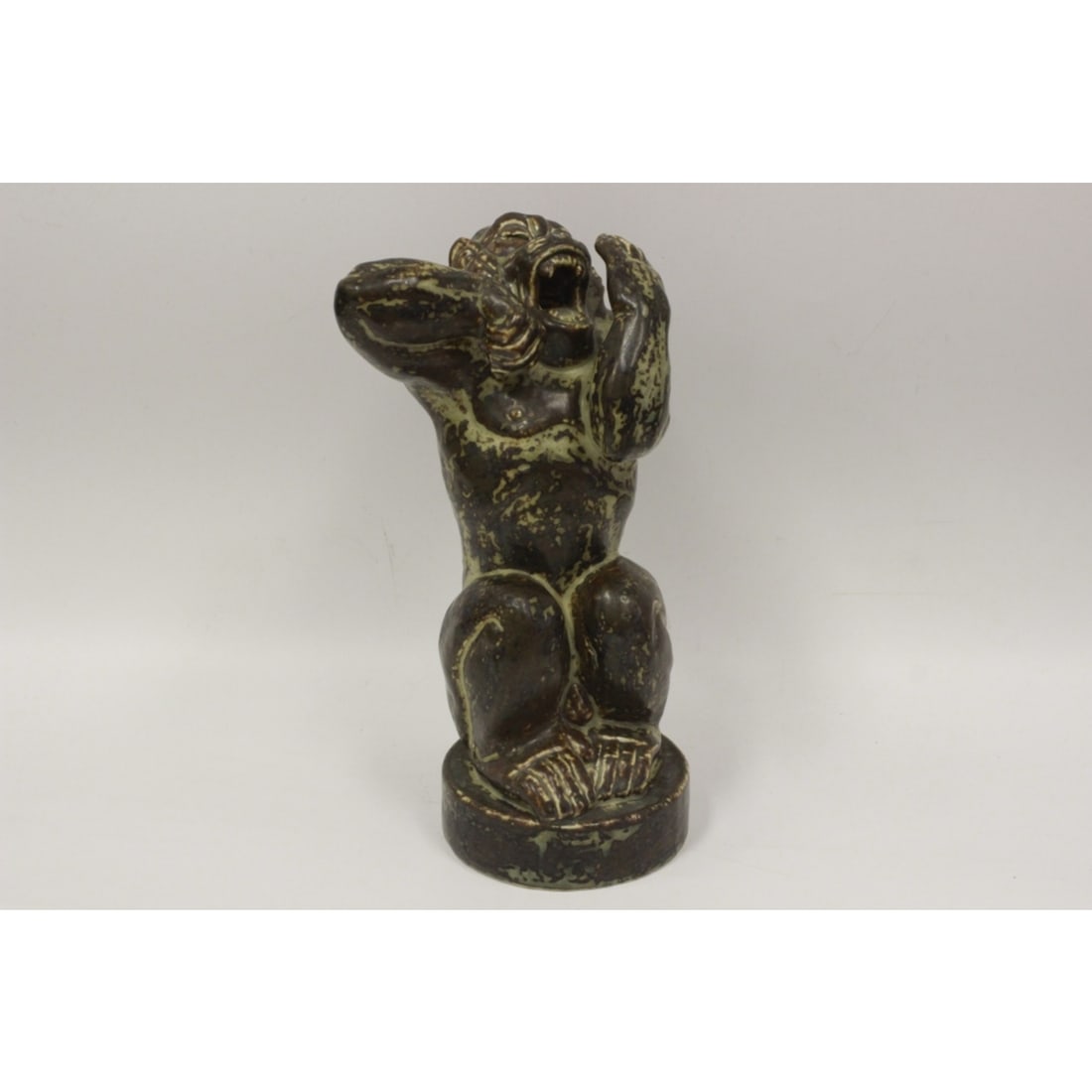 Large Royal Copenhagen Figure of Monkey (1 of 5)