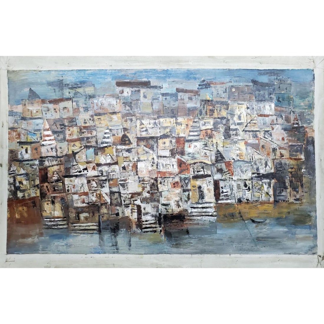 Ram Kumar, India (1924-2018) Attribution Painting, Oil on Canvas (1 of 7)