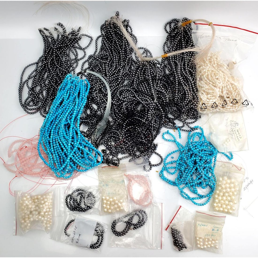 Large Lot of Various Semi Precious Beads (1 of 4)