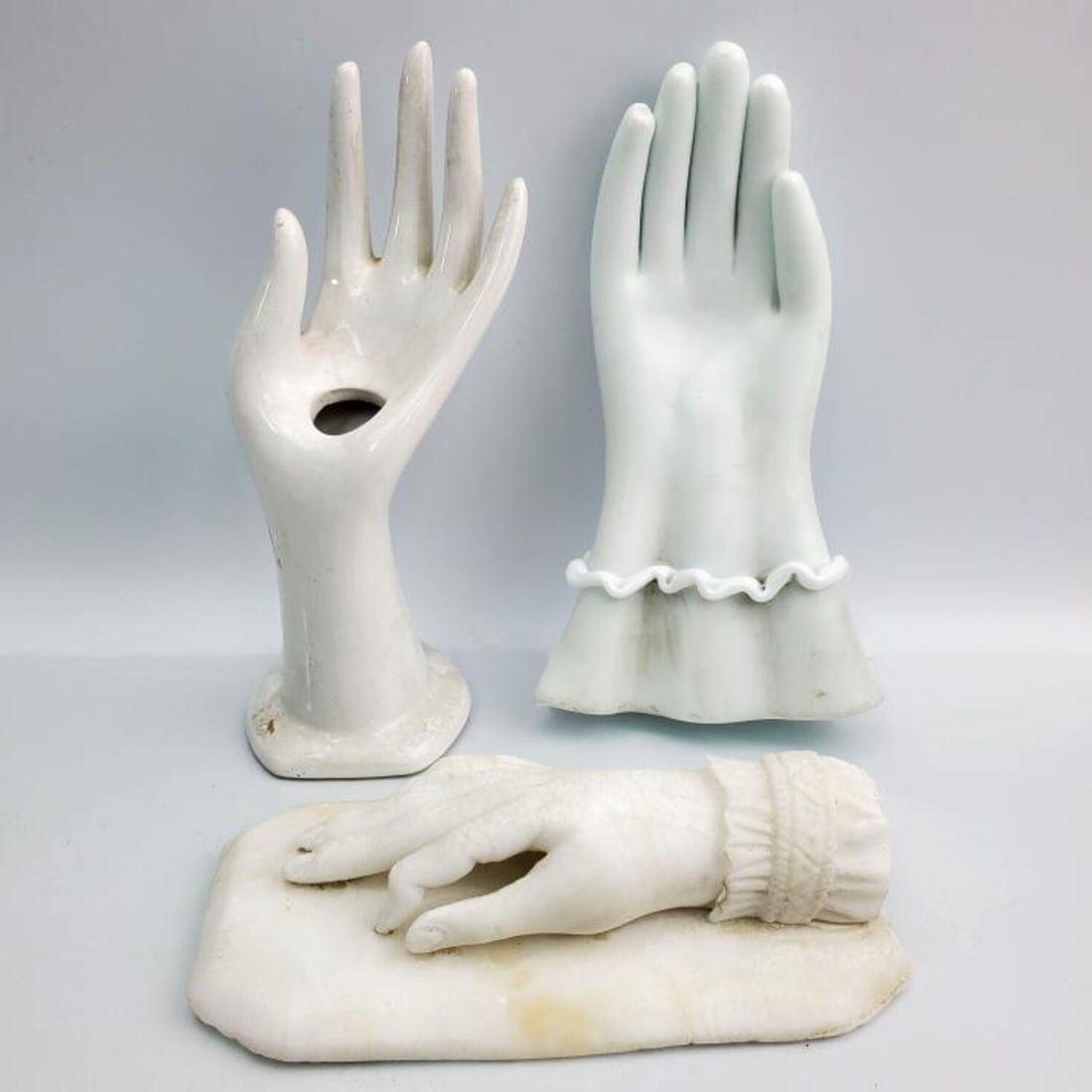 3 Paperweights in the Shape of Hands (1 of 3)