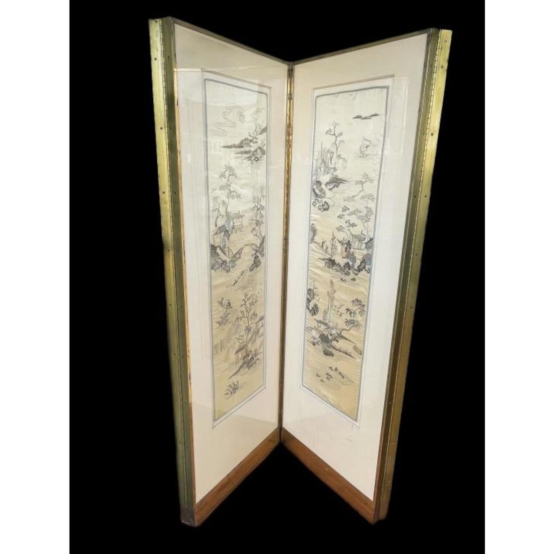 Exceptional Large Antique Chinese 4 Section Screen (1 of 10)