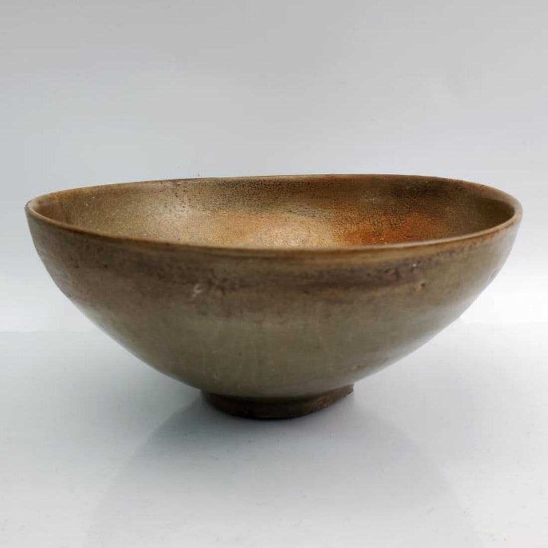 Antique Korean Crackled Celadon Stoneware Bowl: Antique Korean Crackled Celadon Stoneware Bowl.Condition: Generally Good. Dimensions: H-2.75" x Dia-6.5". Provenance: From a Long Island, NY Home.Please note the absence of a Condition Report does not