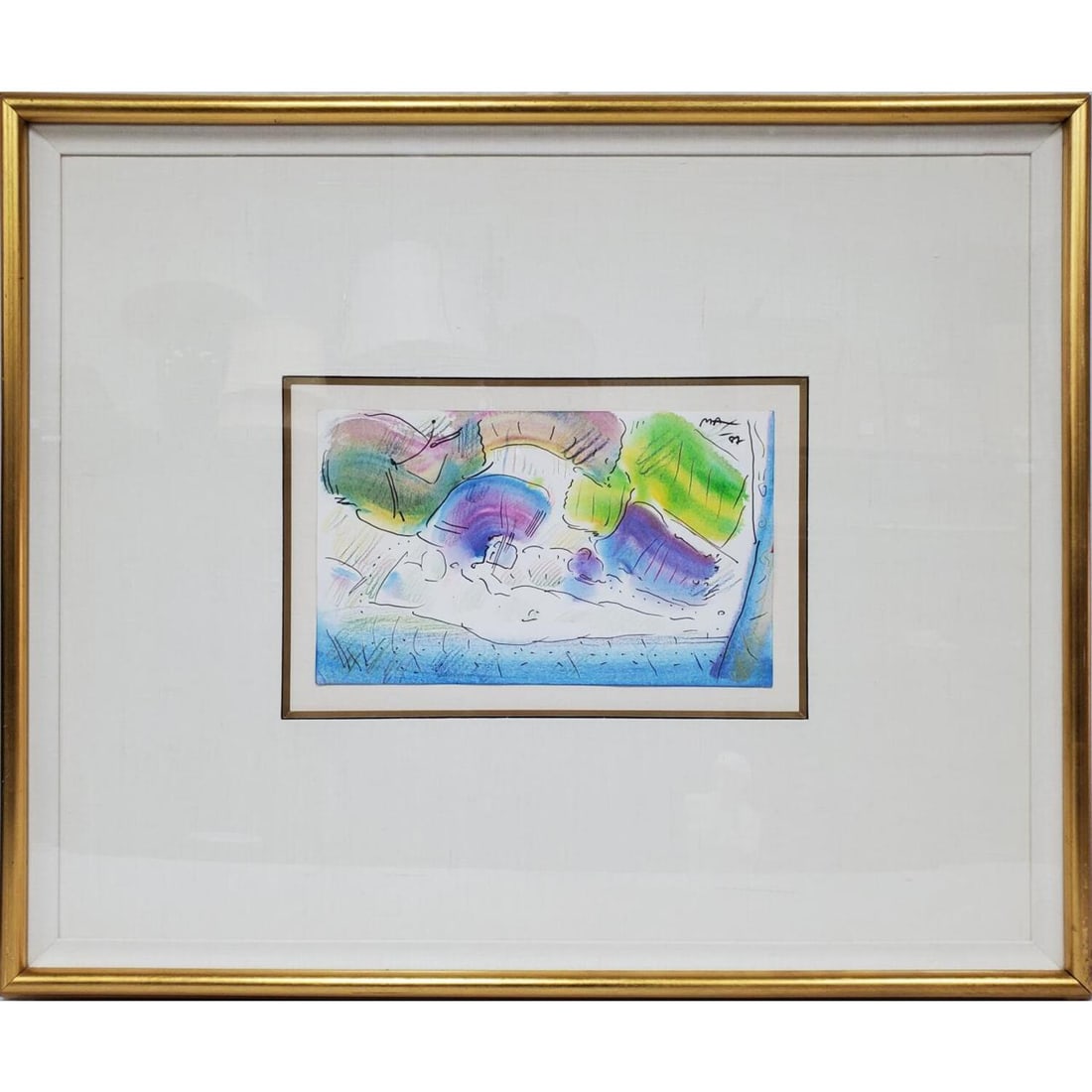 Peter Max, German-American (b.1937) Watercolor (1 of 3)