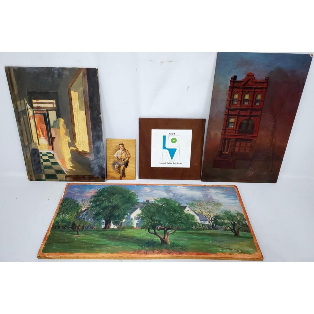 Mervin Honig, American (1920-1990) 4 Paintings (1 of 5)