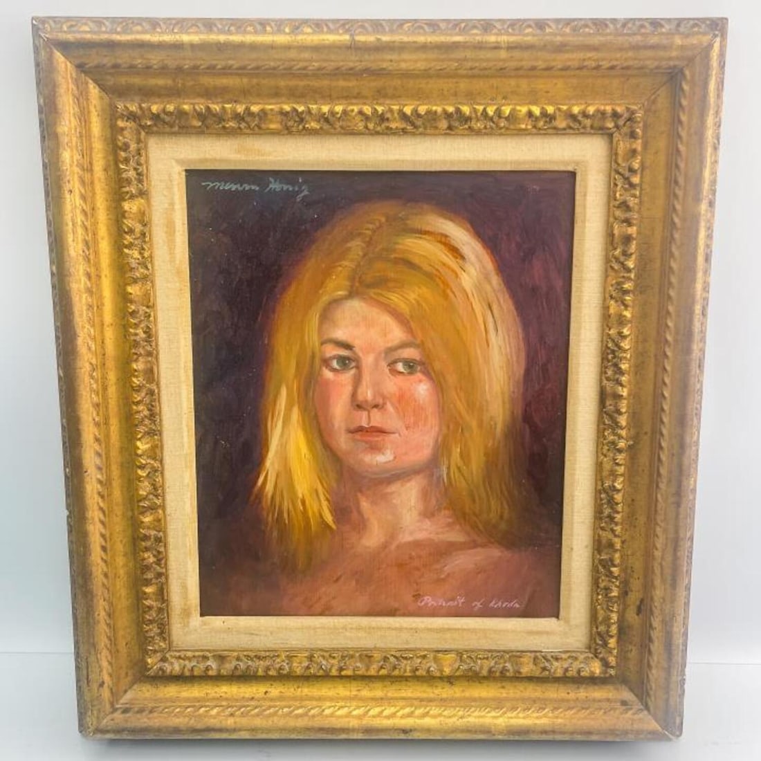 Mervin Honig, American (1920-1990) Oil Painting (1 of 6)