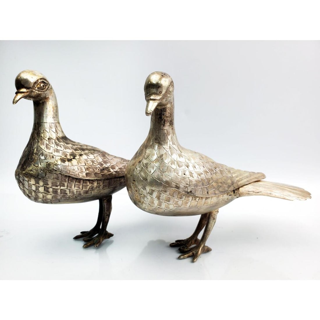 Old Pair of Persian Silver Birds (1 of 5)