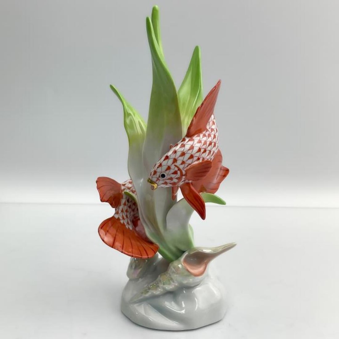 Herend "Betta Fish" Figurine with 24K Gold Accents (1 of 5)