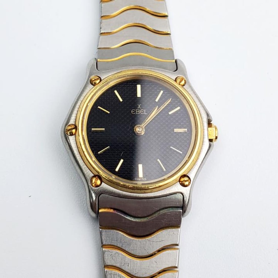 Ebel "Classic Wave" Gold & Stainless Steel Watch (1 of 4)