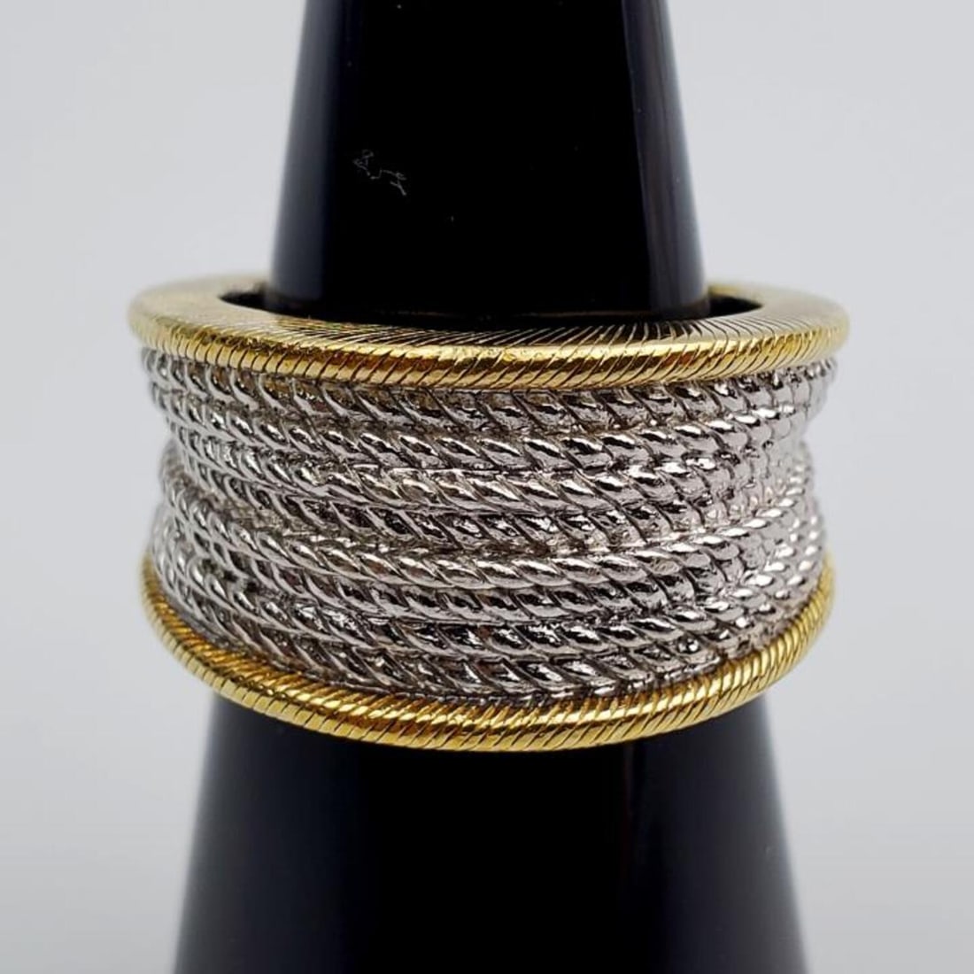 Judith Ripka Two Tone Silver Ring (1 of 5)