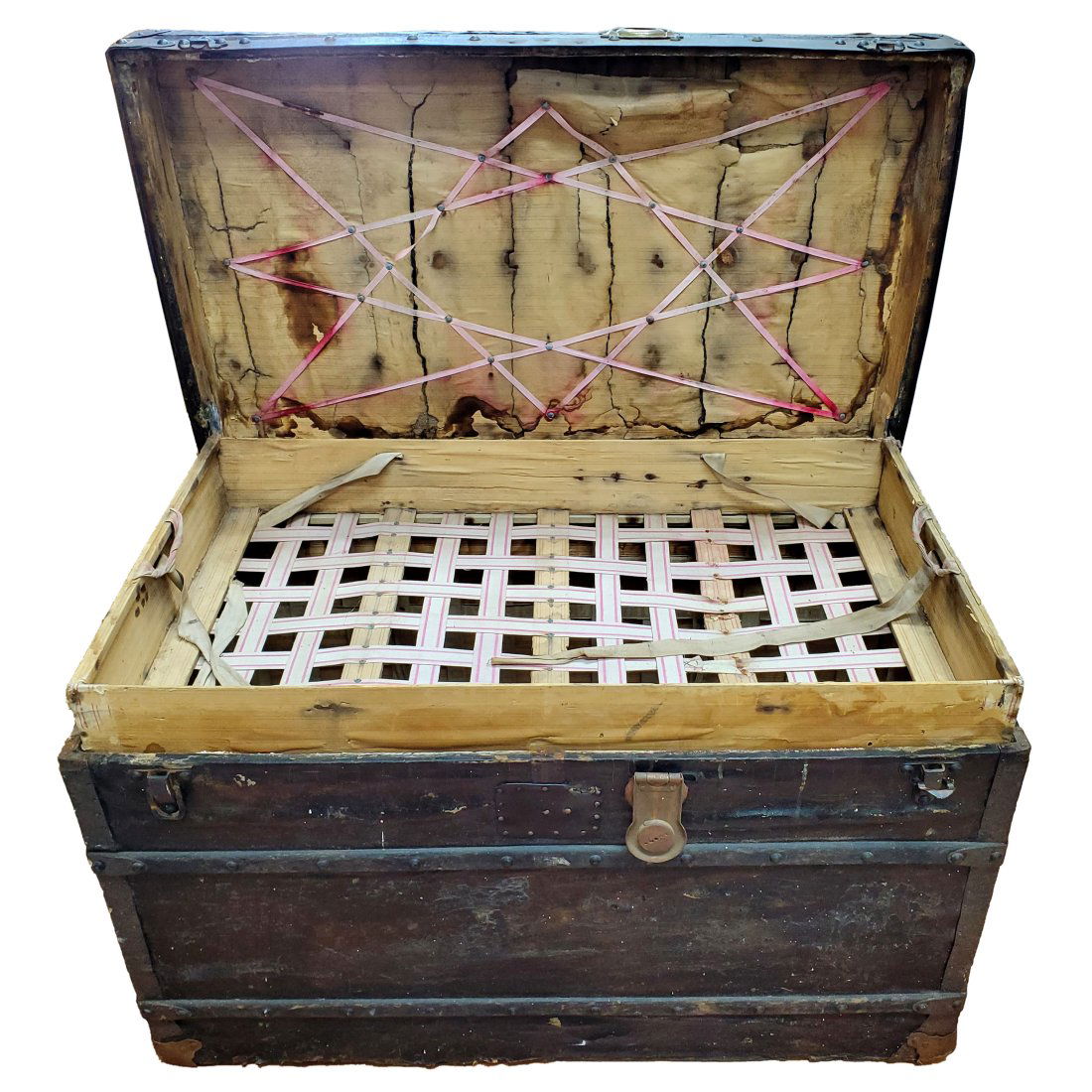 Large Antique Louis Vuitton Steamer Trunk (1 of 10)