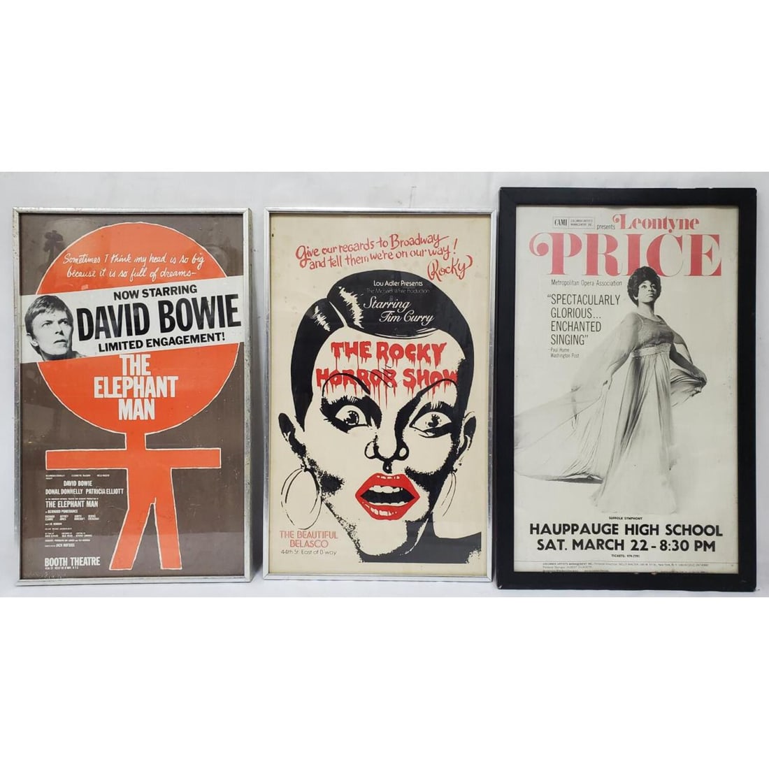 Lot of 3 Vintage Musical Posters from 1970's (1 of 4)