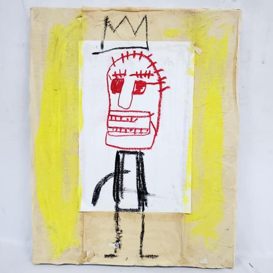 Attributed to Jean-Michel Basquiat Collage (1 of 5)