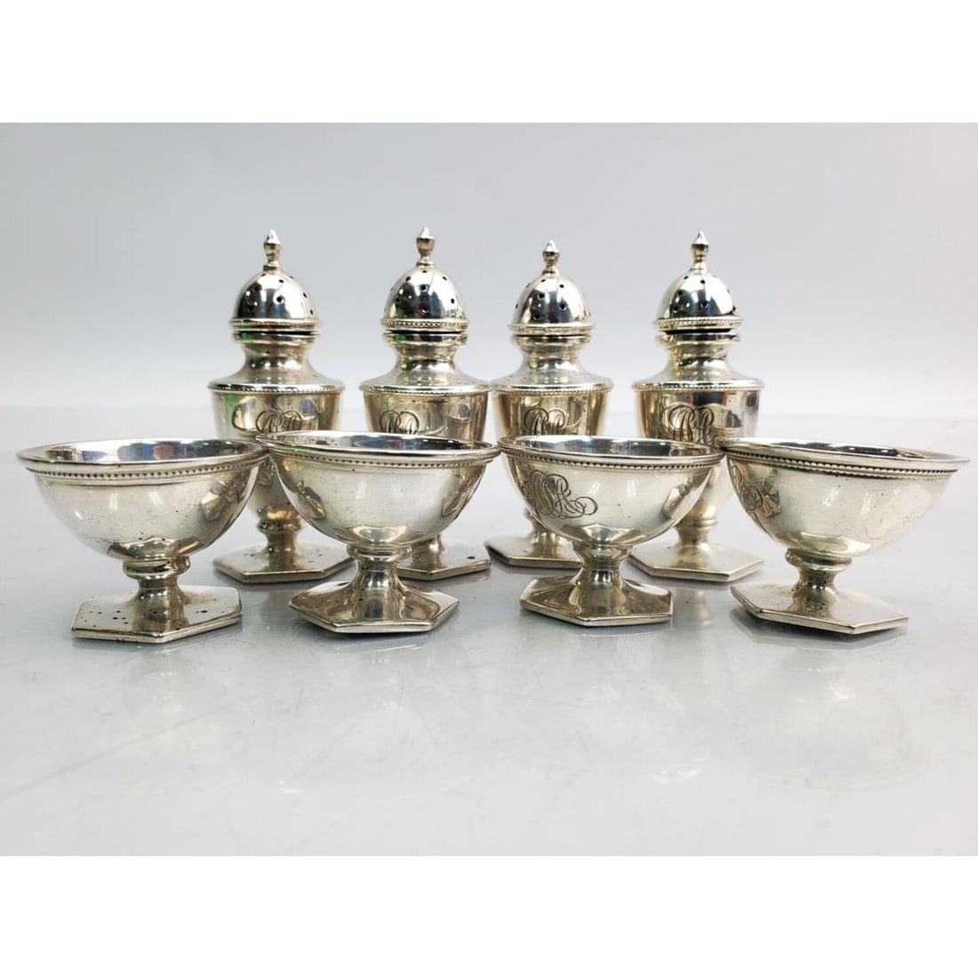 8 Black Starr & Frost Sterling Salt & Peppers (1 of 4)