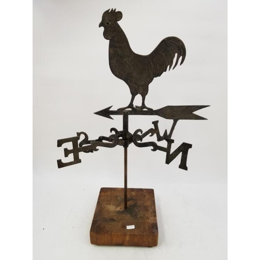 Antique 1930's Metal Rooster Weathervane (1 of 6)