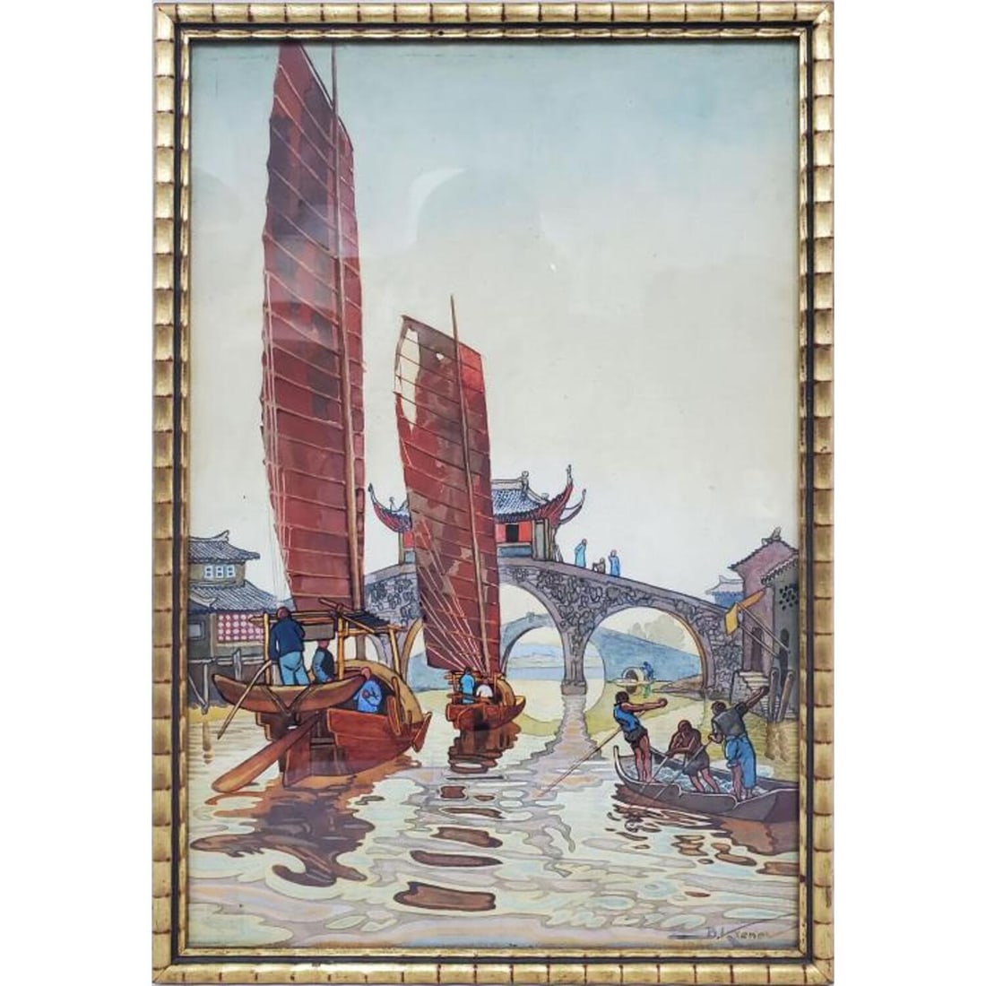 Boris Khrenov, Russian Watercolor on Paper (1 of 4)