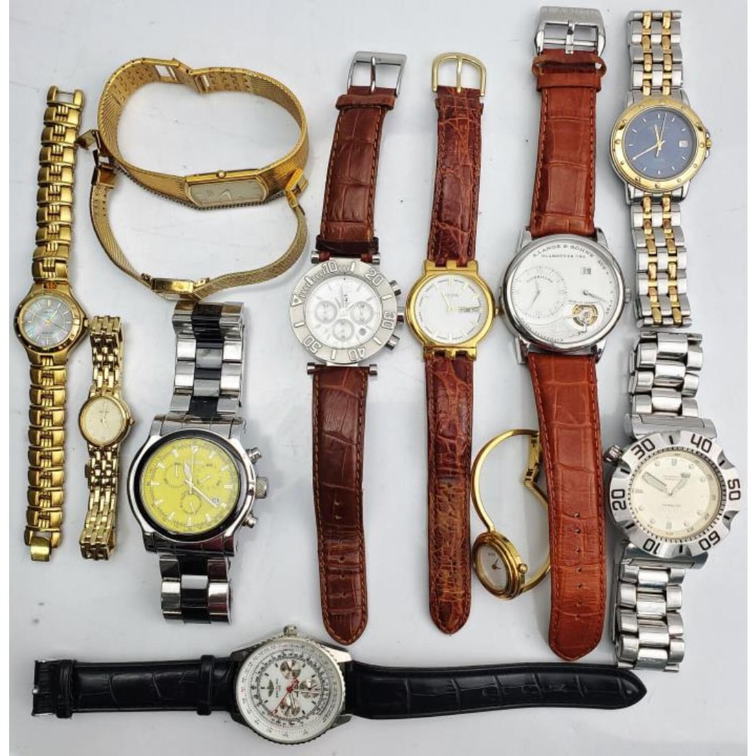 Lot of 12 Watches Including Gucci & Raymond Weil (1 of 5)