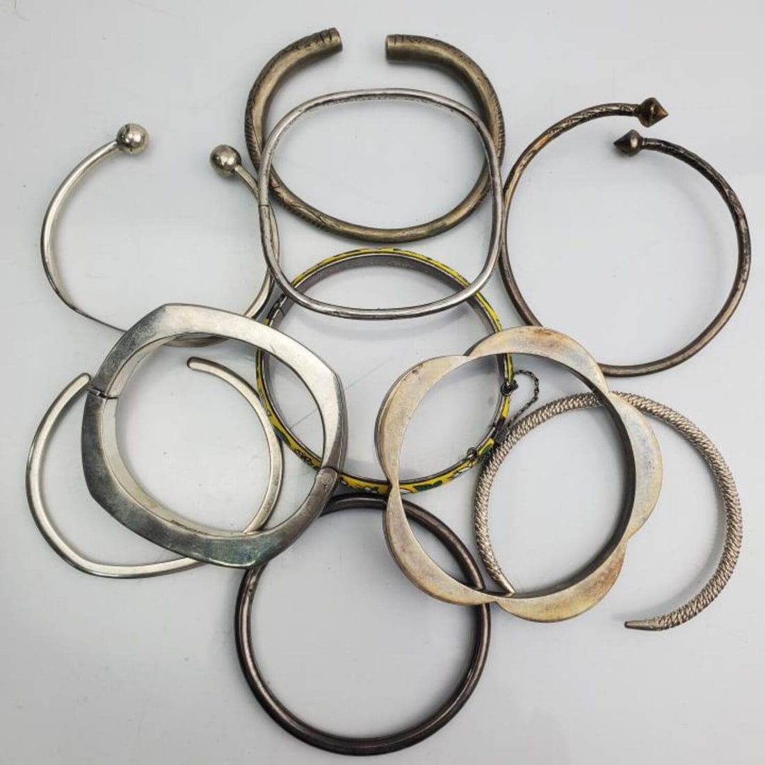 Lot of 9 Sterling Silver Bracelets (1 of 5)