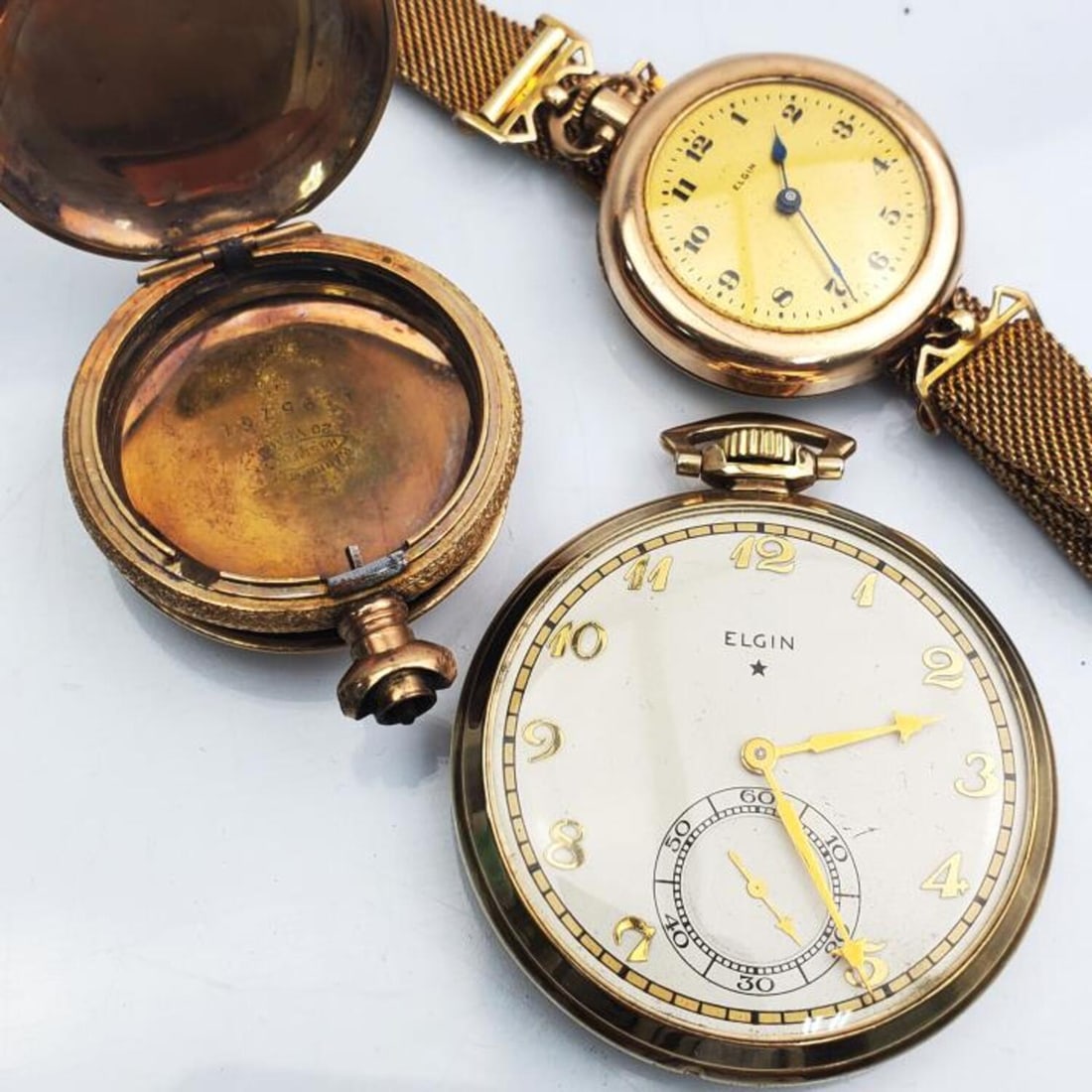 Lot of 2 Vintage Elgin Automatic Watches (1 of 7)