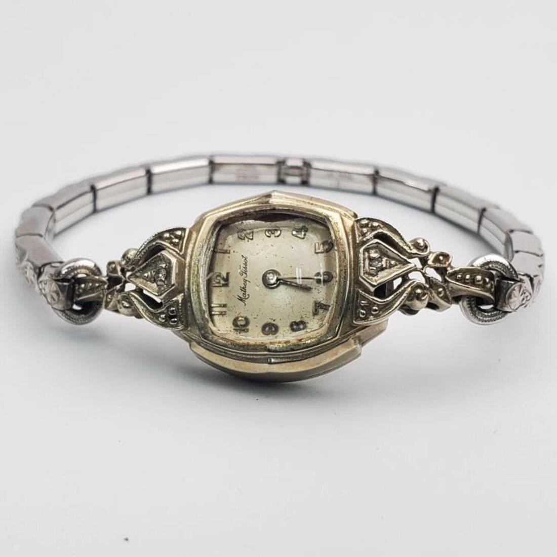 Art Deco 14K Gold-Faced Mathey Tissot Ladies Watch (1 of 4)