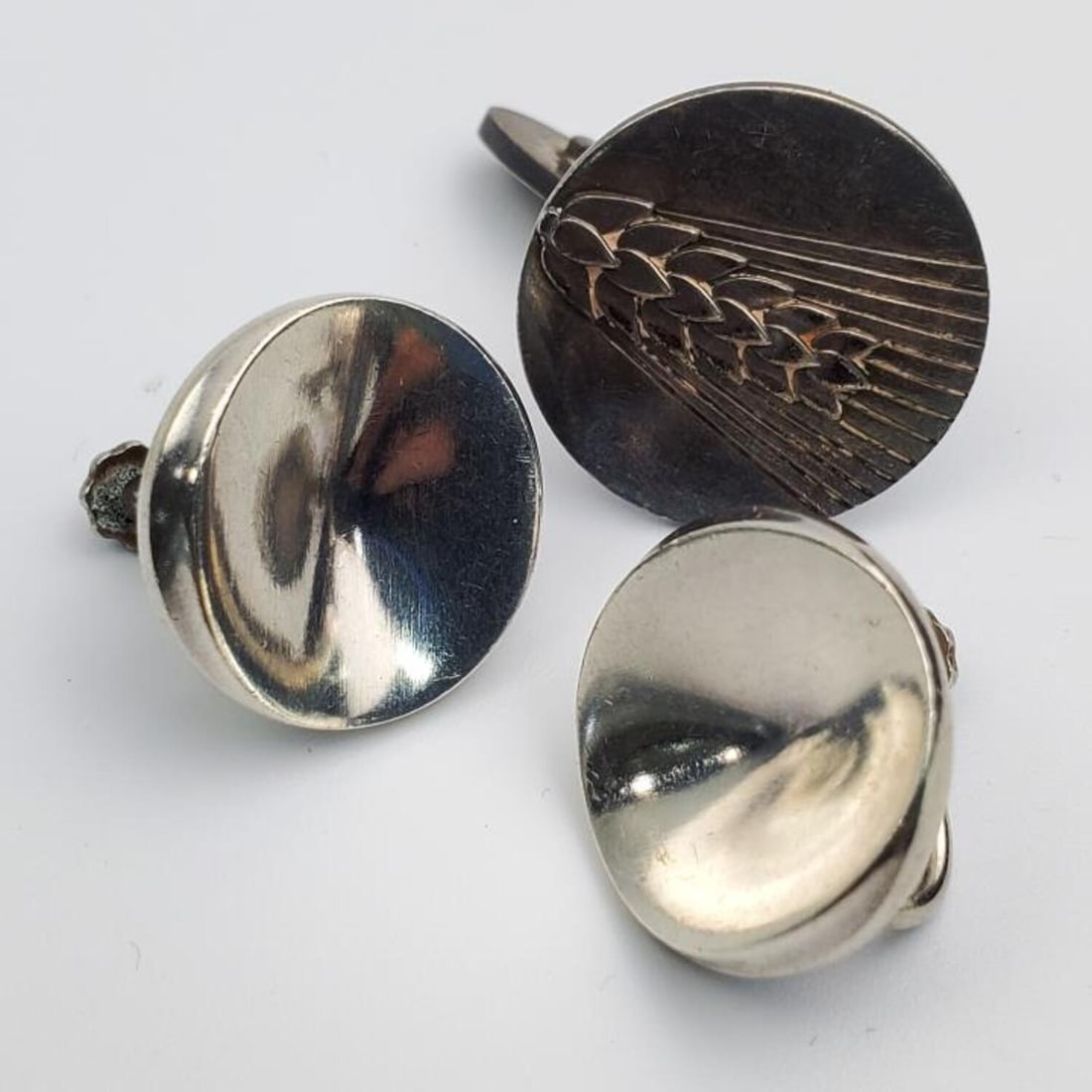 Georg Jensen Denmark Sterling Silver Earring Pair (1 of 3)