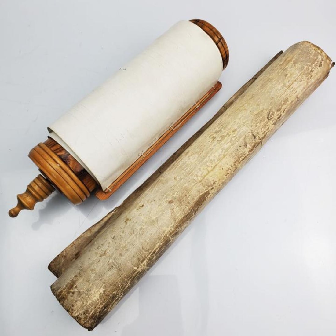 2 Judaica Hand Written Megillat Esther Scrolls (1 of 5)