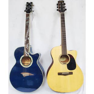 2 Vintage Guitars Including Dean & Mitchell: 2 Vintage Guitars Including Dean & Mitchell. Both in Guitar Bag. Condition: Generally Good. Please Note, We Do Not Guarantee the Workability of Used Instruments. Dimensions: Various Sizes. Provenance: