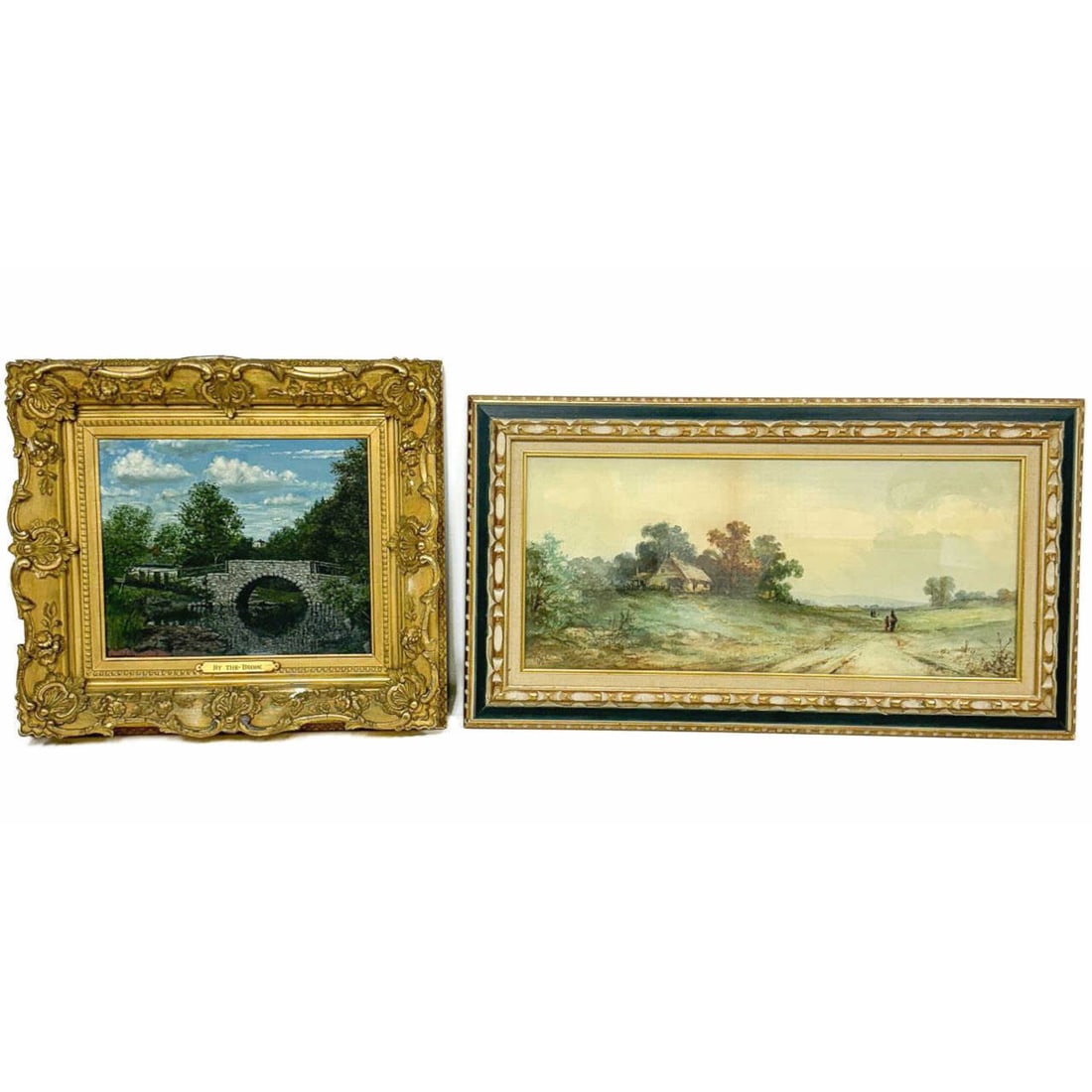 Antique Signed Watercolor Painting & Another (1 of 10)