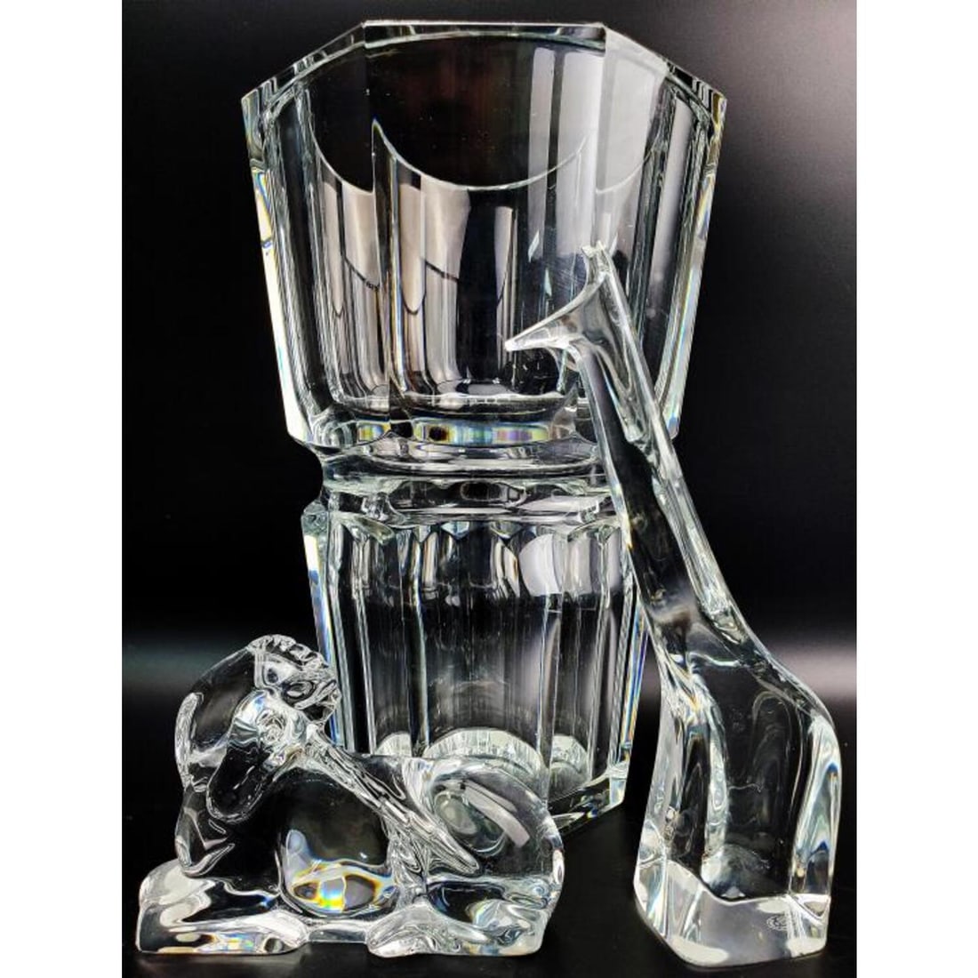 3 Vintage Baccarat France Crystal Items Incl. Vase (1 of 8)