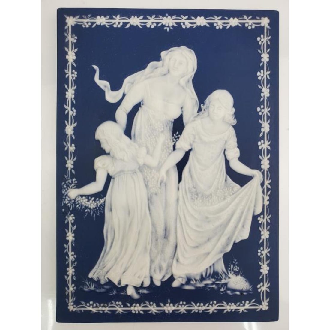 Villeroy & Boch, Mettlach German Jasperware Plaque (1 of 5)