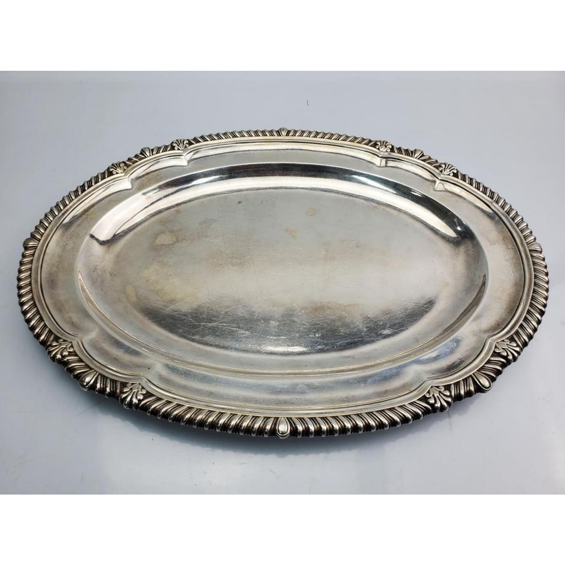 English George III Paul Storr S/S Platter (1 of 6)