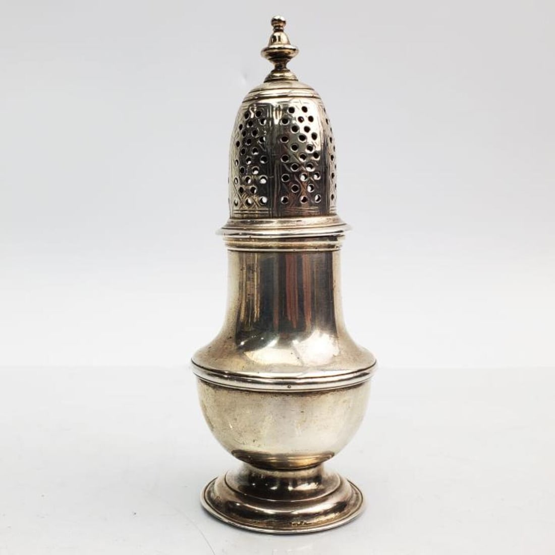 English George III Silver Sugar Castor 1750 (1 of 4)