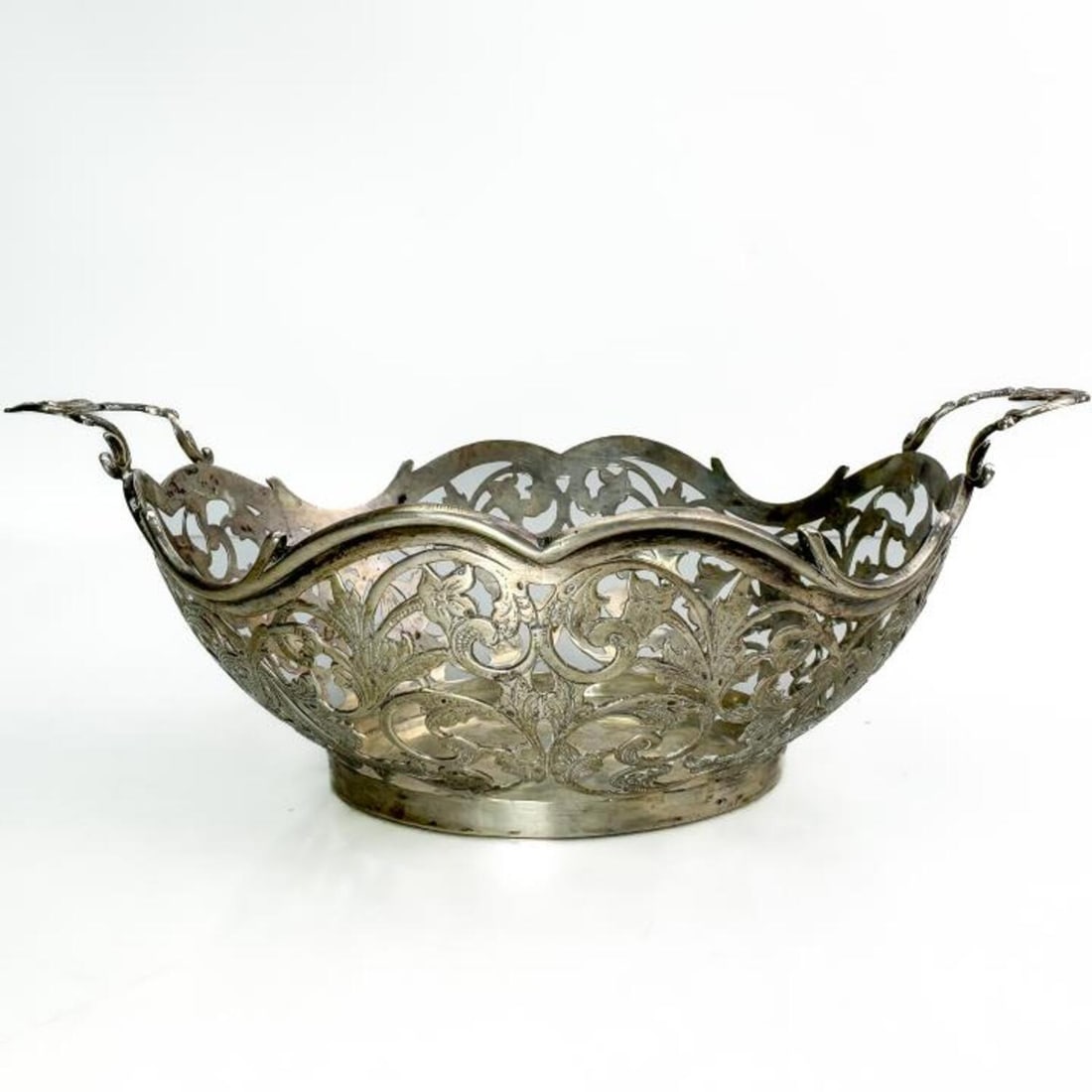 Continental Dutch Sterling Silver Open Work Bowl (1 of 7)