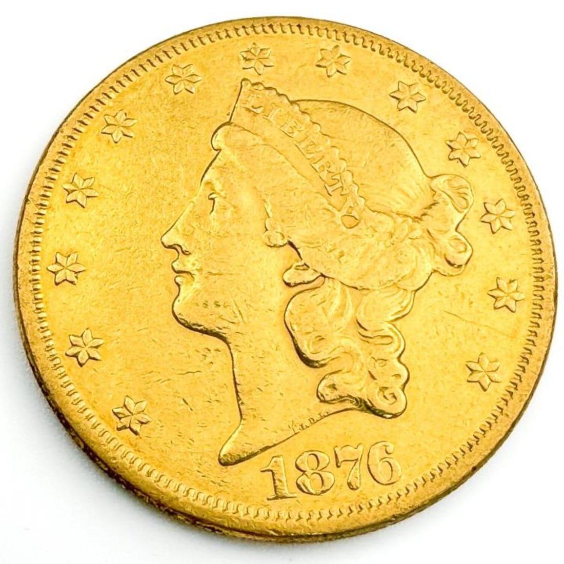 1876 20 Dollar Liberty Head Gold Coin (1 of 4)