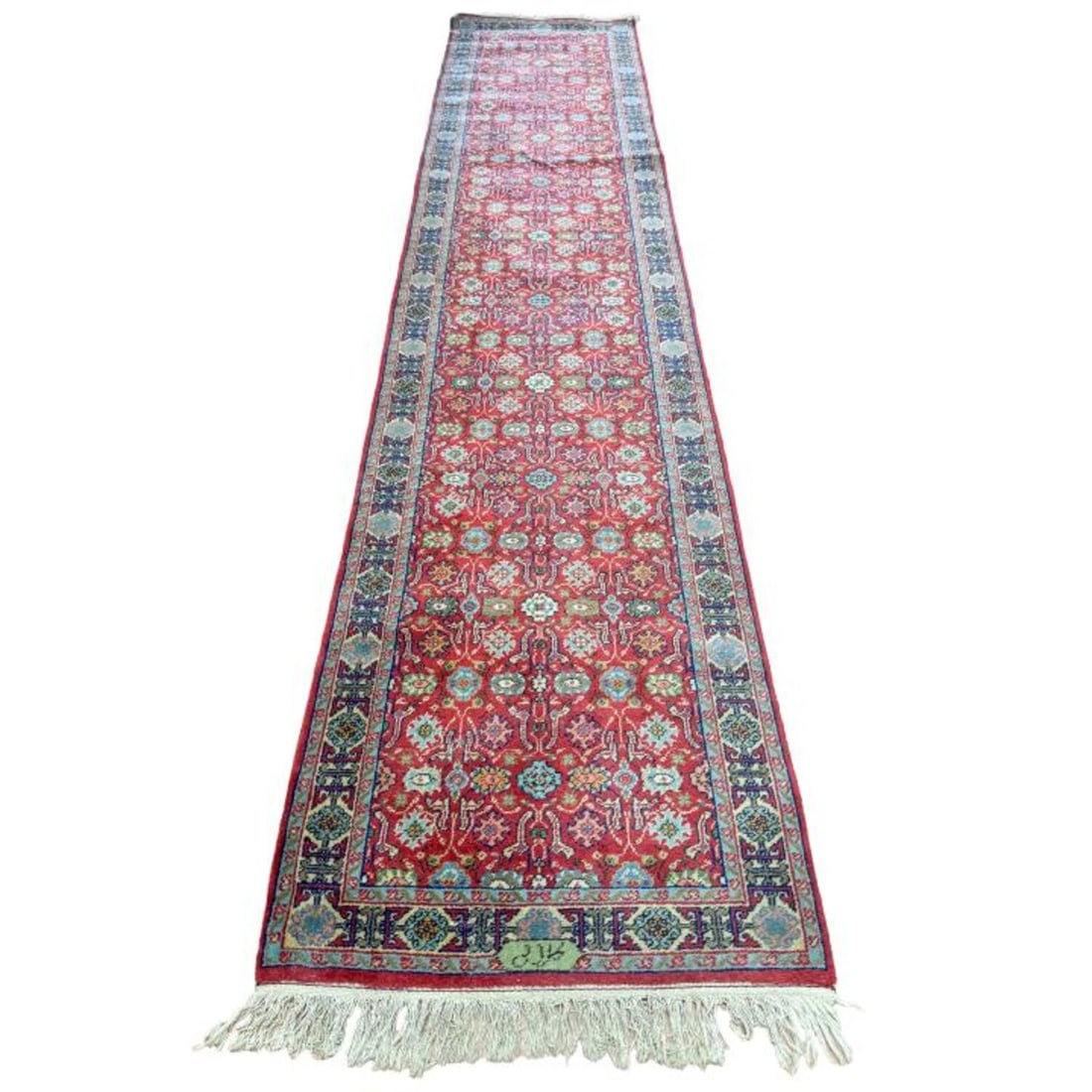 Old Signed Persian Runner Rug Probably Hamadan (1 of 7)